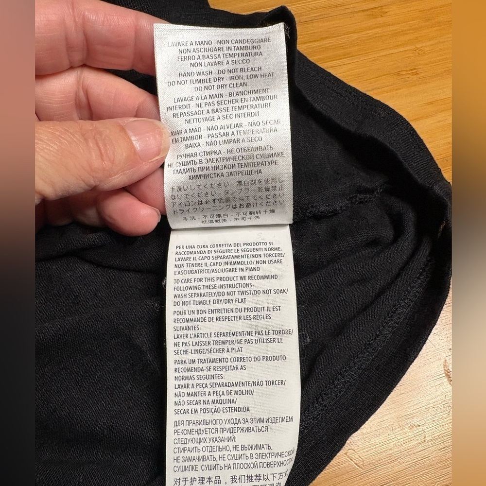 EUC Authentic GUCCI- L’Aveugle Par Amour Linen T-Shirt. Size Small. - Picture 6 of 11